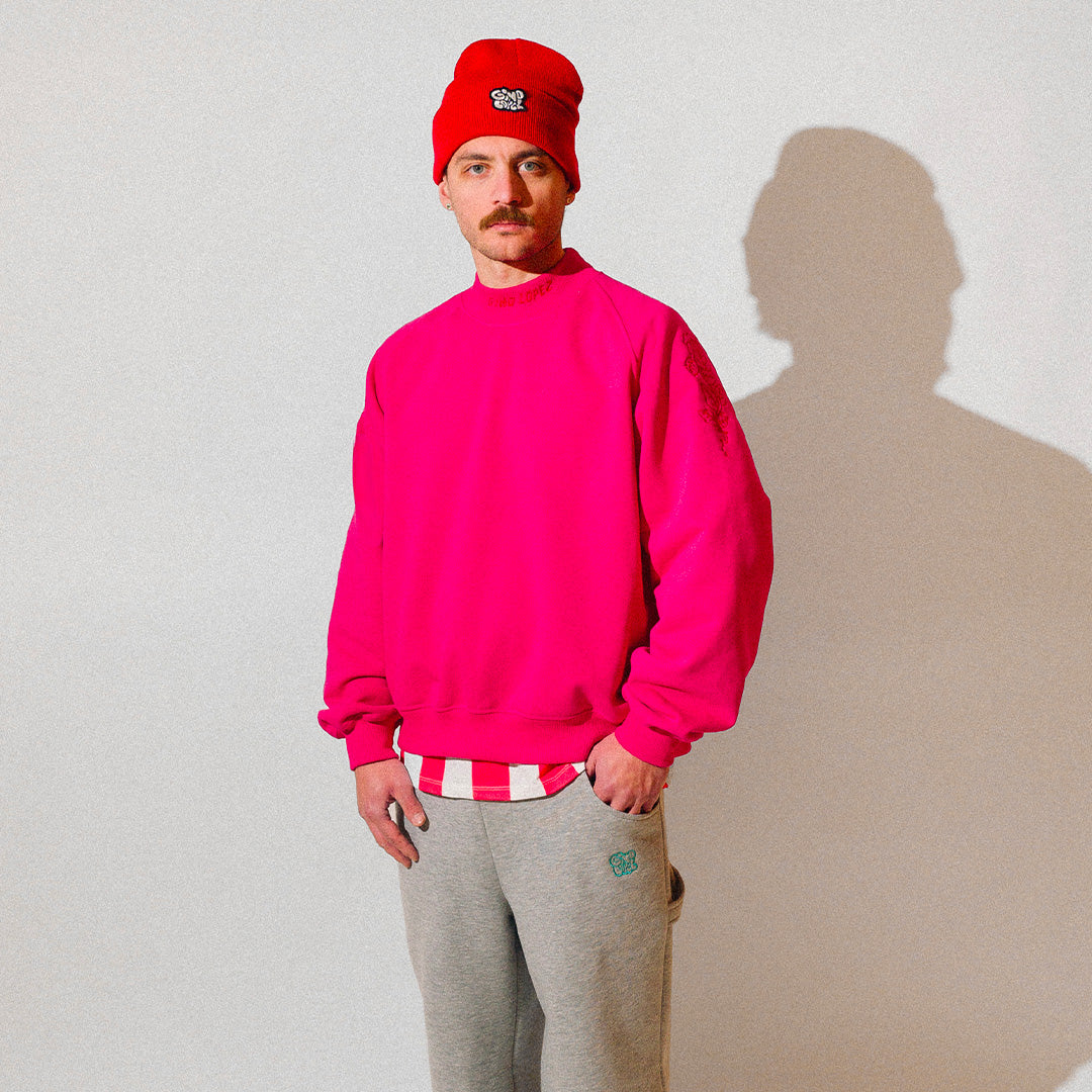 SFL&F Pink Rose Crewneck