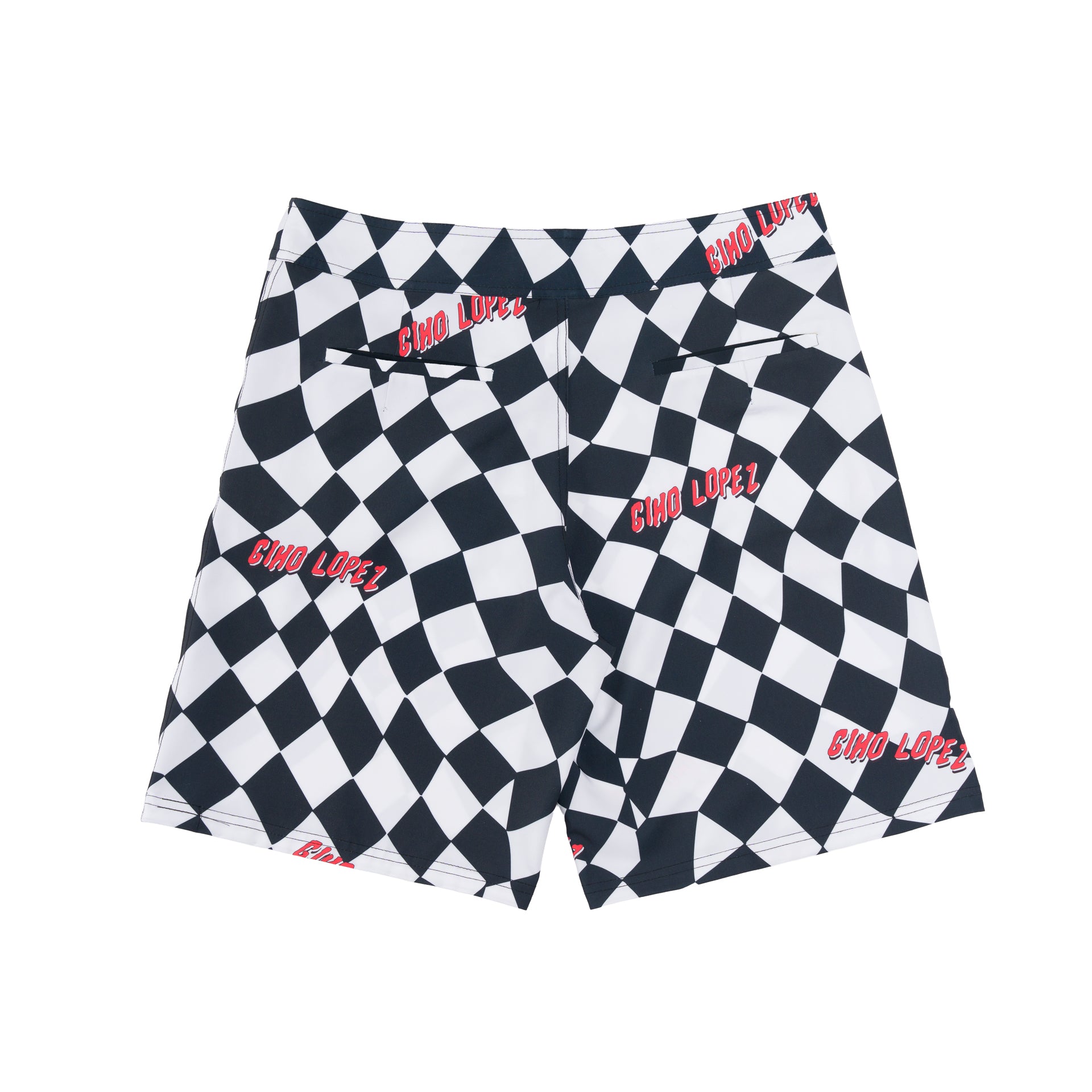 300 km/h Checkered shorts