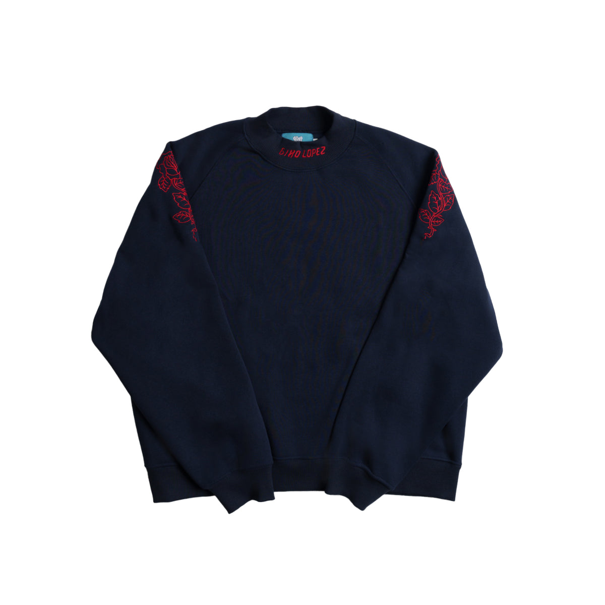 SFL&F Rose Crewneck Midnightblue – Gino Lopez