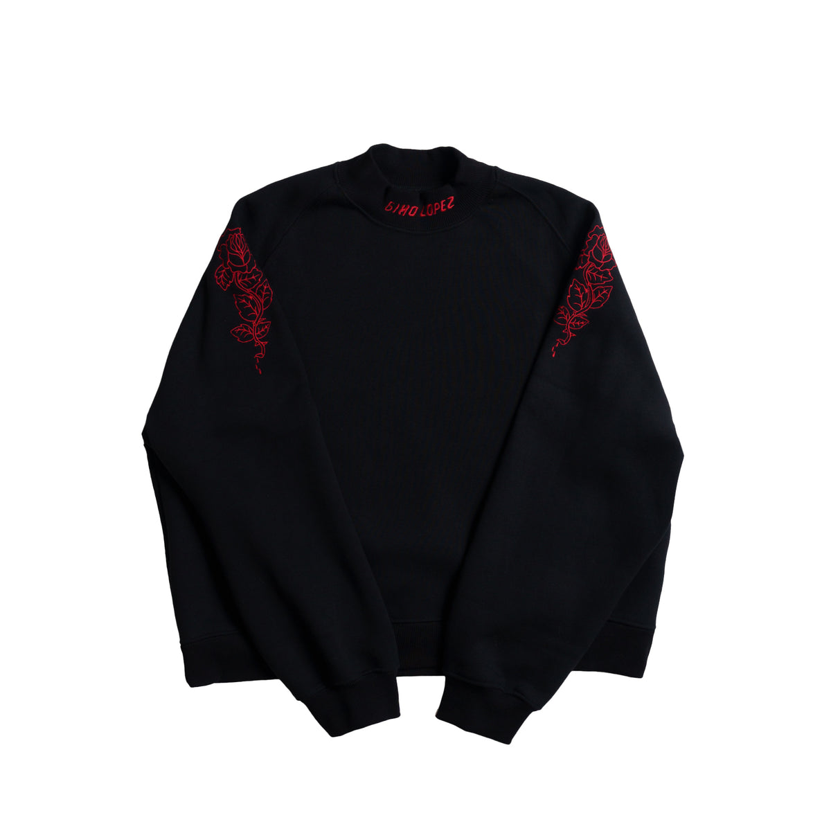 SFL&F Rose Crewneck Black – Gino Lopez