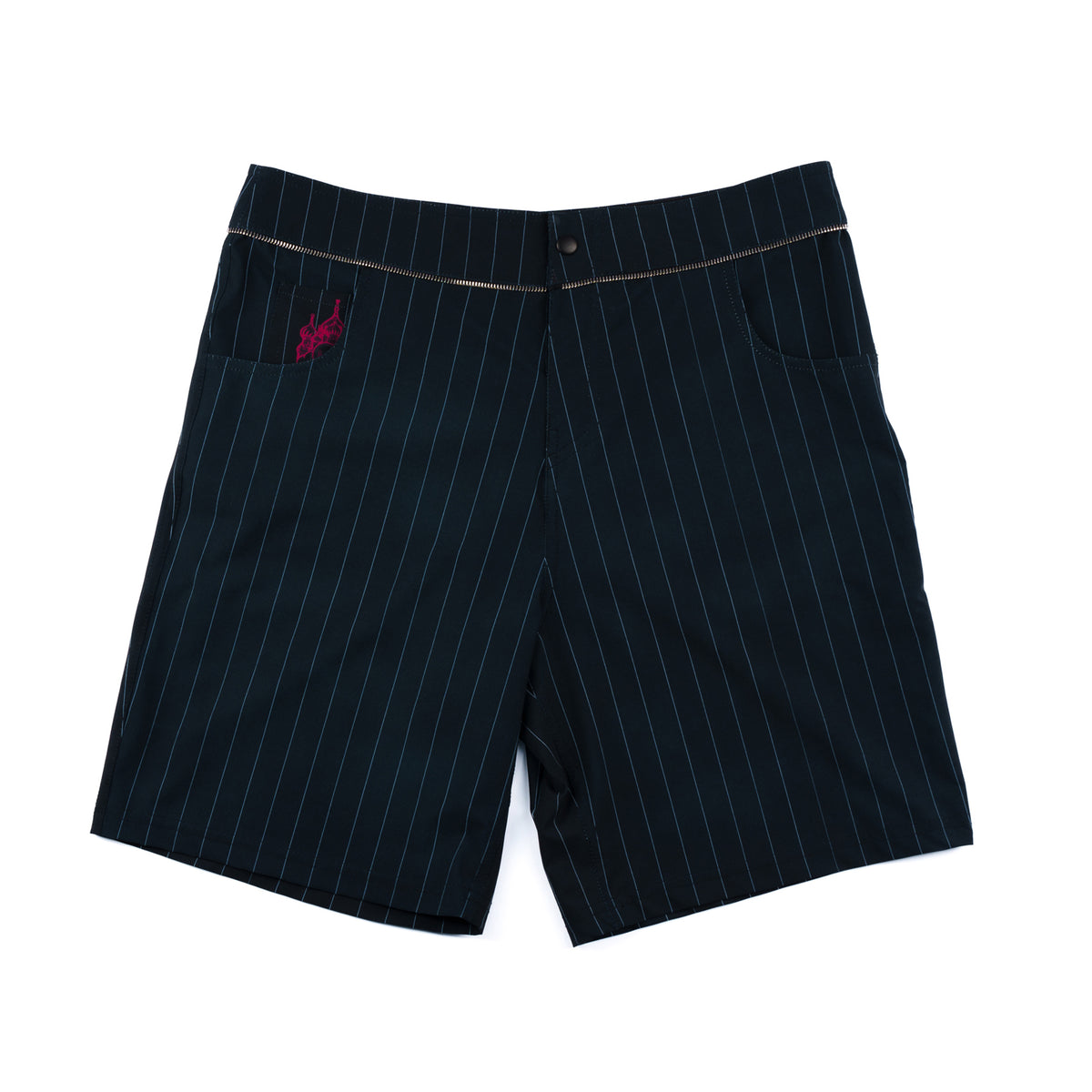 SFL&F Pinstriped Short Black – Gino Lopez