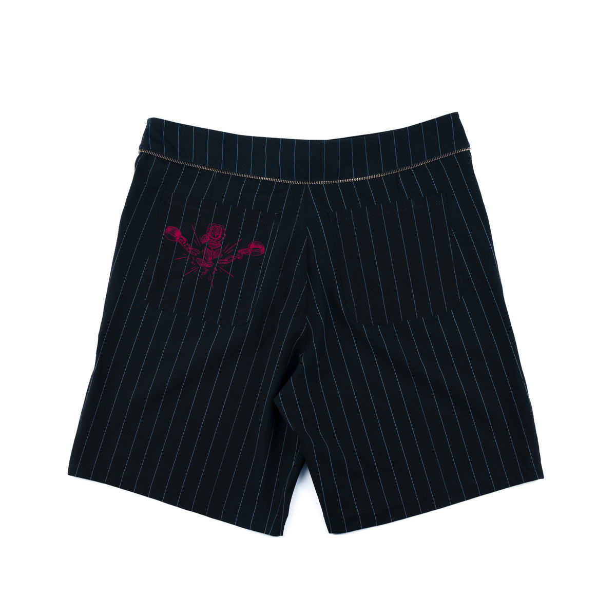 SFL&F Pinstriped Short Black – Gino Lopez
