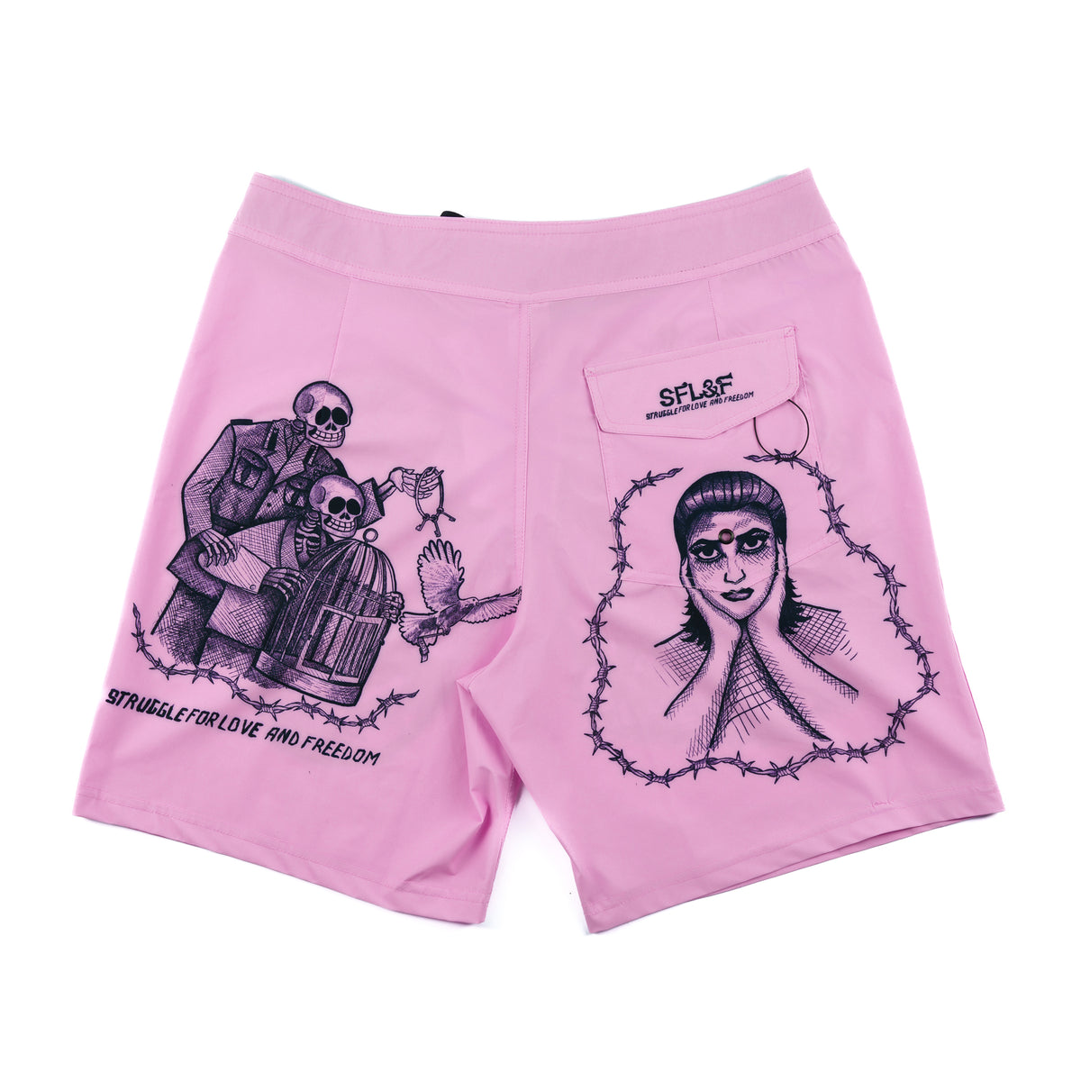 SFL&F Surf Boardshort Plum – Gino Lopez