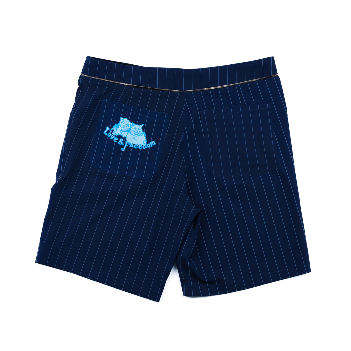 SFL&F Pinstriped Short DarkBlue – Gino Lopez