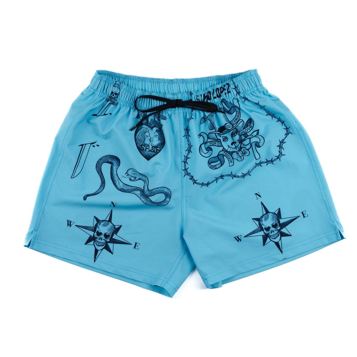 SFL&F Classic Boardshort LightSkyBlue – Gino Lopez