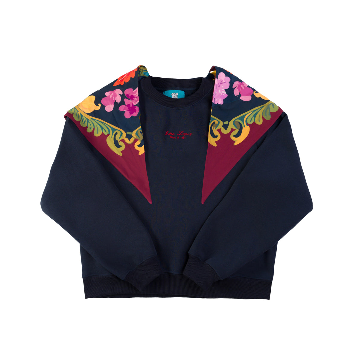 SFL&F Babushka Crewneck Midnightblue – Gino Lopez