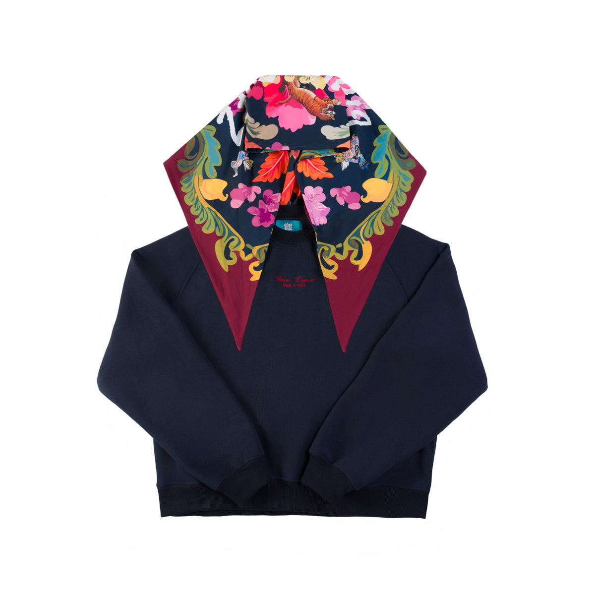 SFL&F Babushka Crewneck Midnightblue – Gino Lopez