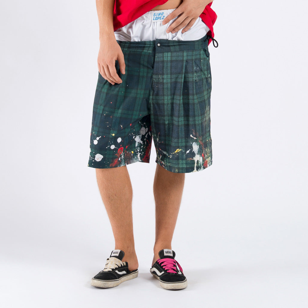 La Famiglia Tartan shorts La Famiglia Tartan shorts – Gino Lopez