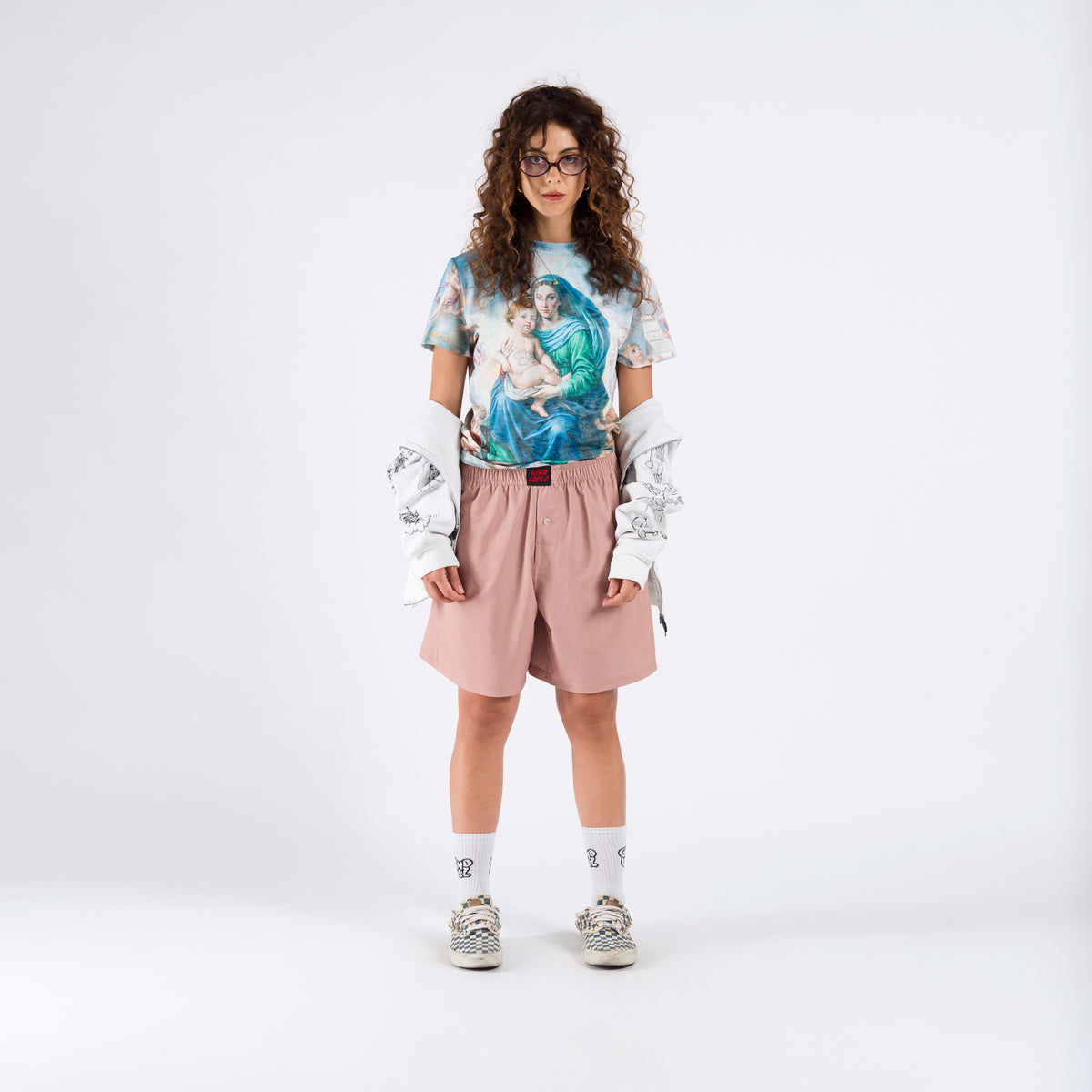 La Famiglia Mary fitted t-shirt La Famiglia Mary fitted t-shirt – Gino Lopez