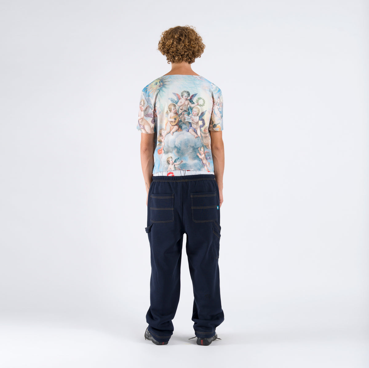 La Famiglia Mary crop t-shirt La Famiglia Mary crop t-shirt – Gino Lopez