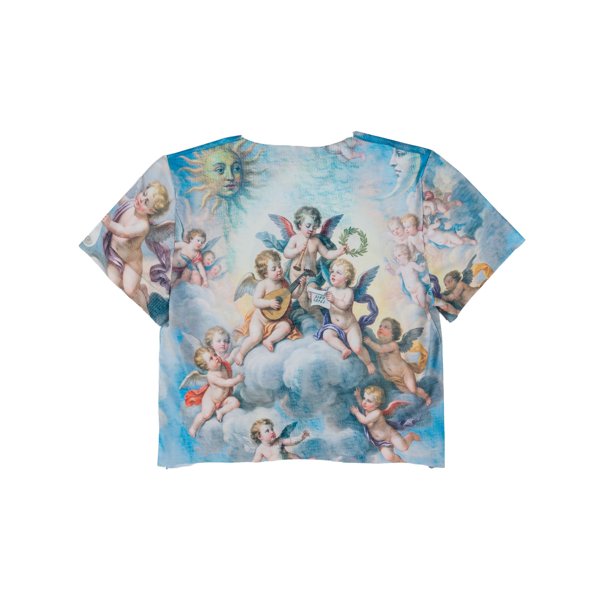 La Famiglia Mary crop t-shirt La Famiglia Mary crop t-shirt – Gino Lopez