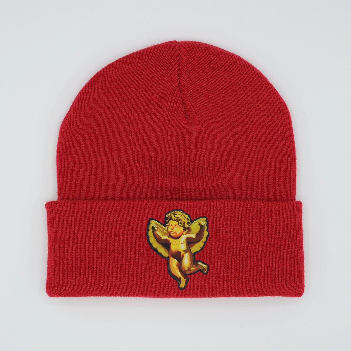 Gold Beanie Red – Gino Lopez