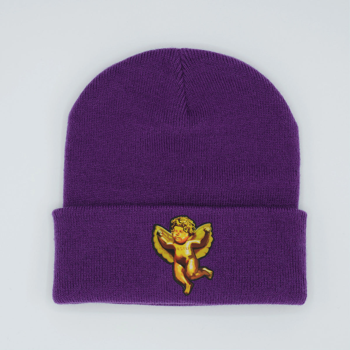 Gold Beanie Indigo – Gino Lopez