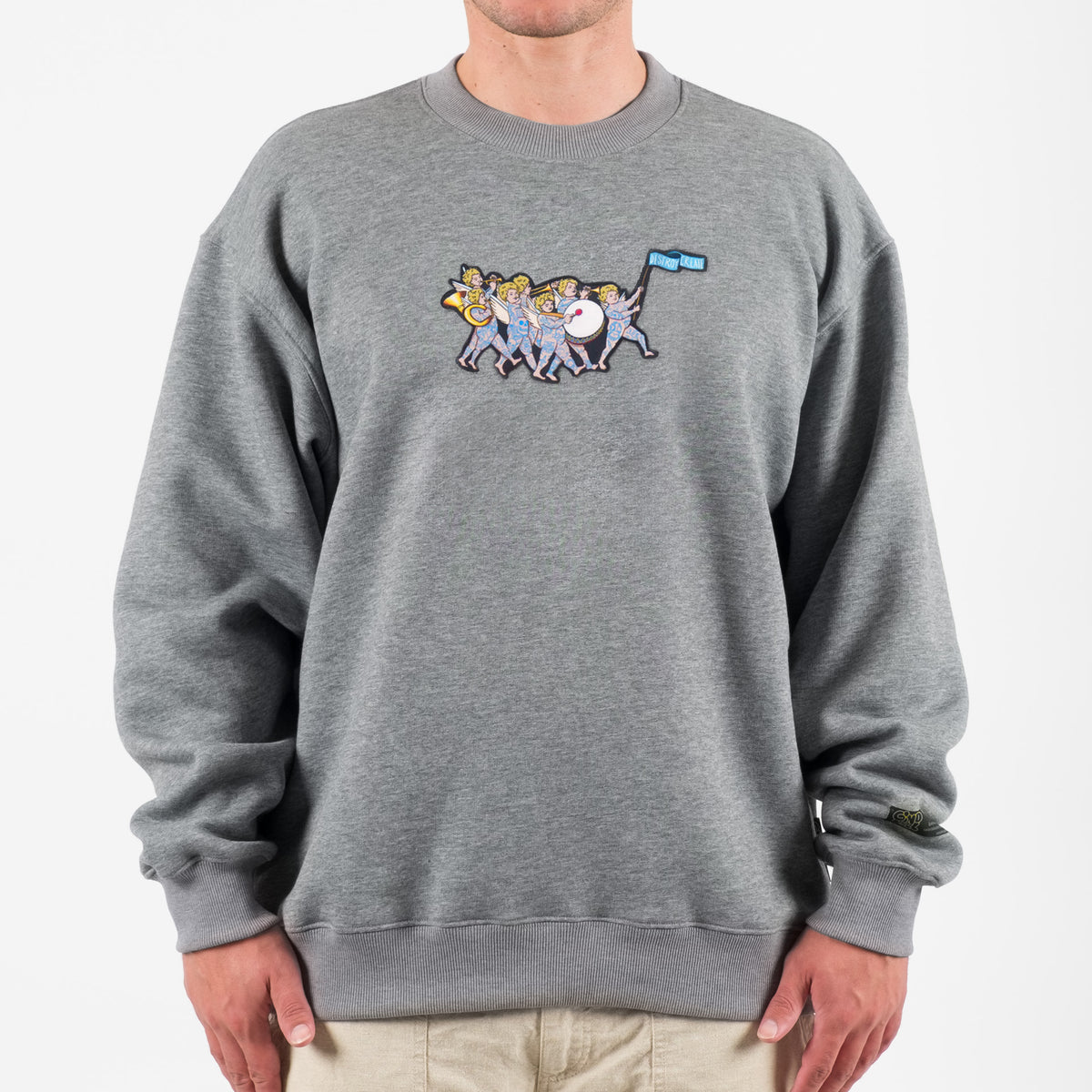 Musicians Crewneck Grey – Gino Lopez