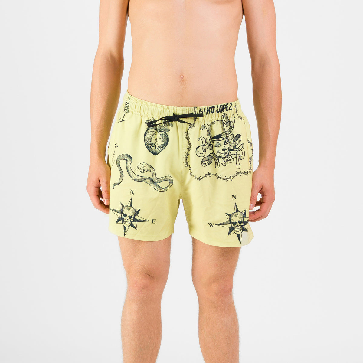 SFL&F Classic Boardshort Khaki – Gino Lopez