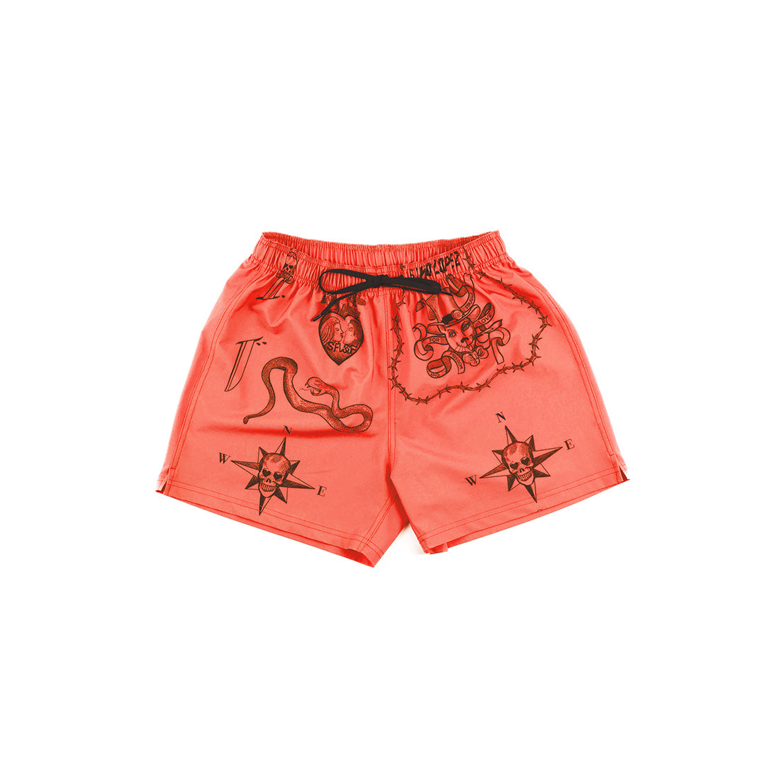 SFL&F Classic Boardshort Tomato – Gino Lopez