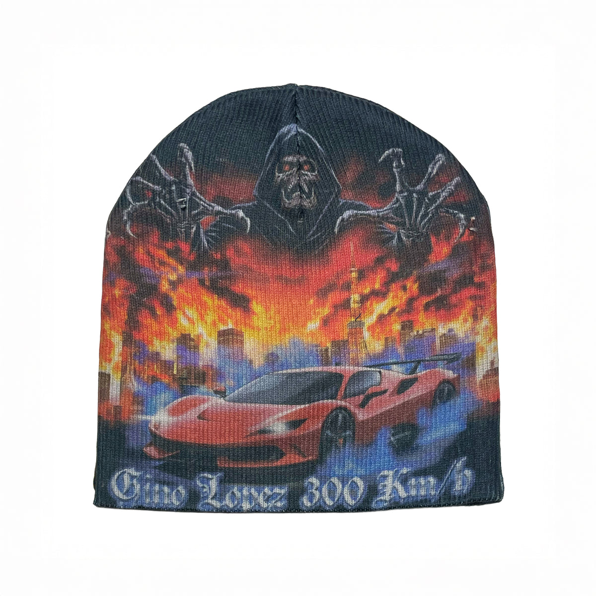 300 km/h flame beanie 300 km/h flame beanie – Gino Lopez