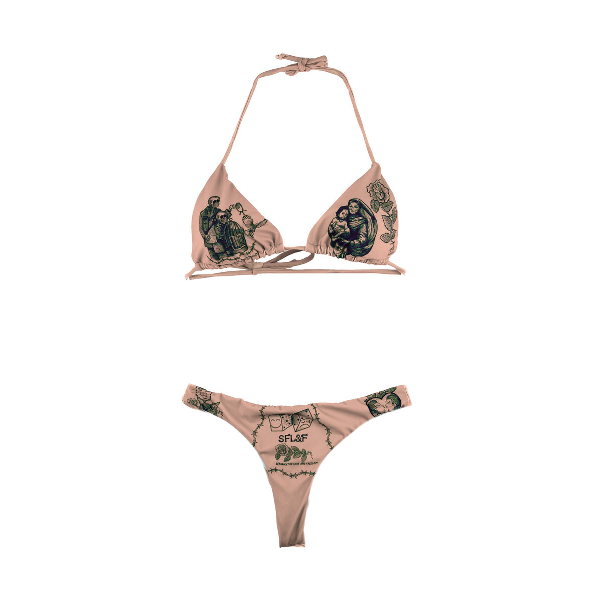 SFL&F Classic Bikini 1 Bisque – Gino Lopez