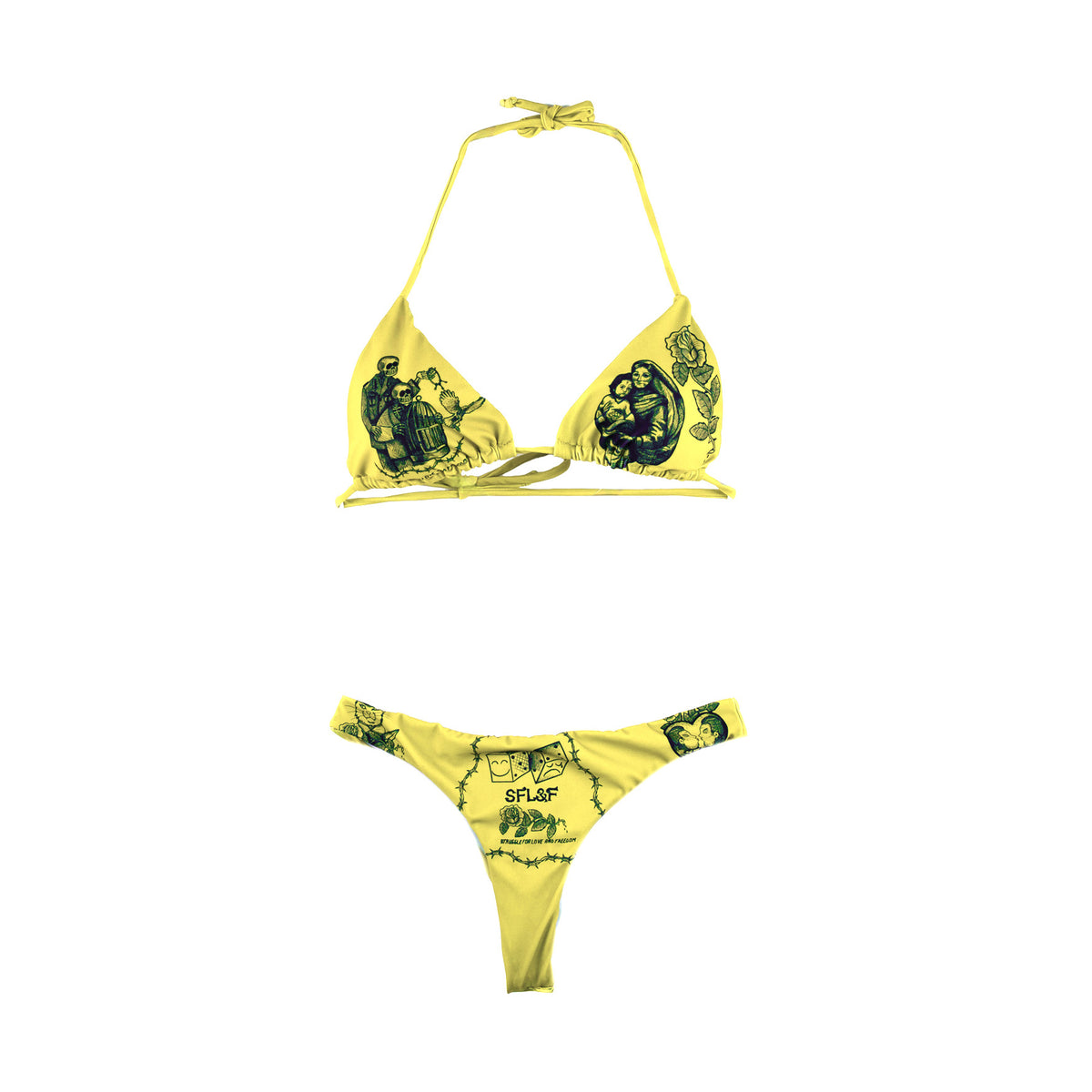 SFL&F Classic Bikini 1 Khaki – Gino Lopez