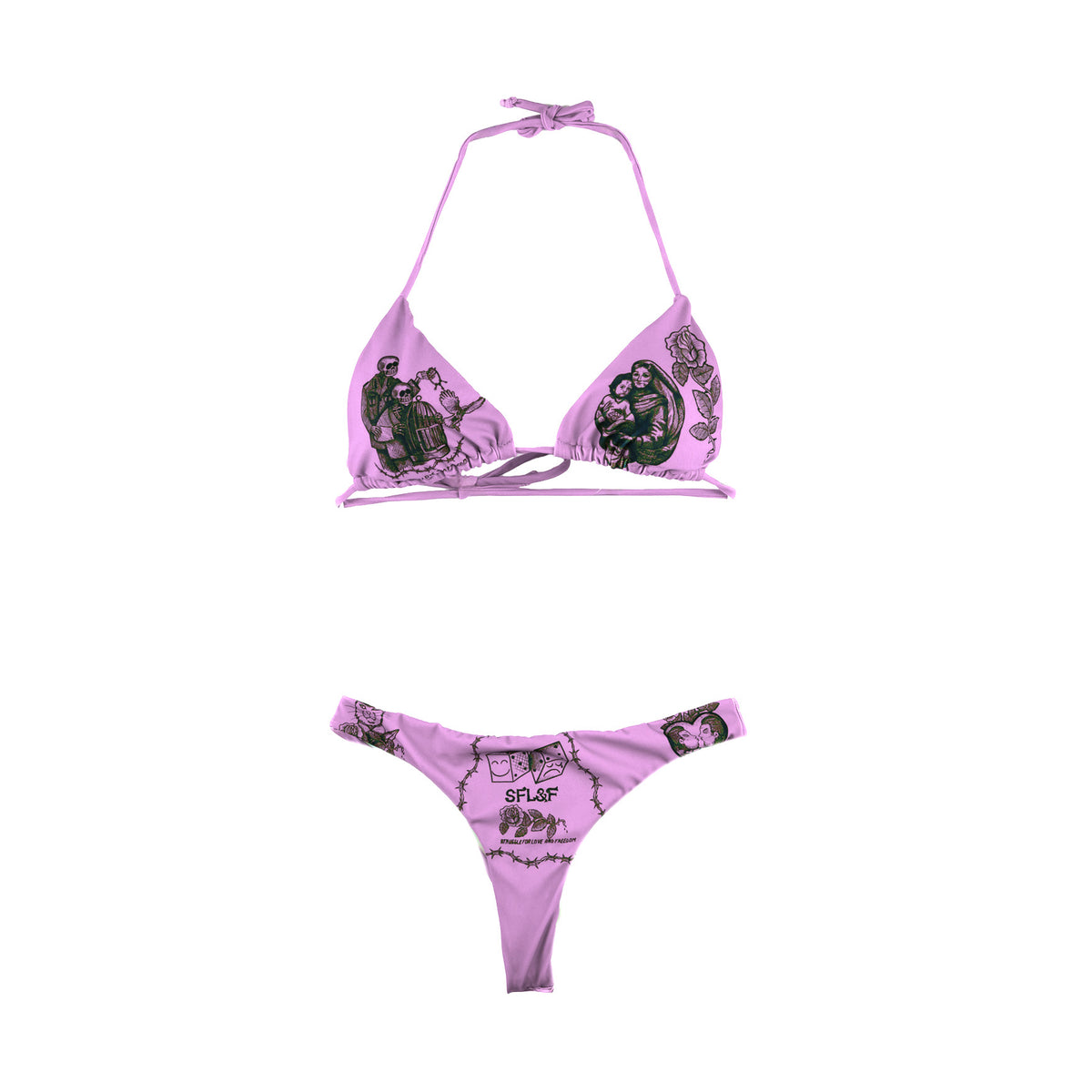 SFL&F Classic Bikini 1 Plum – Gino Lopez