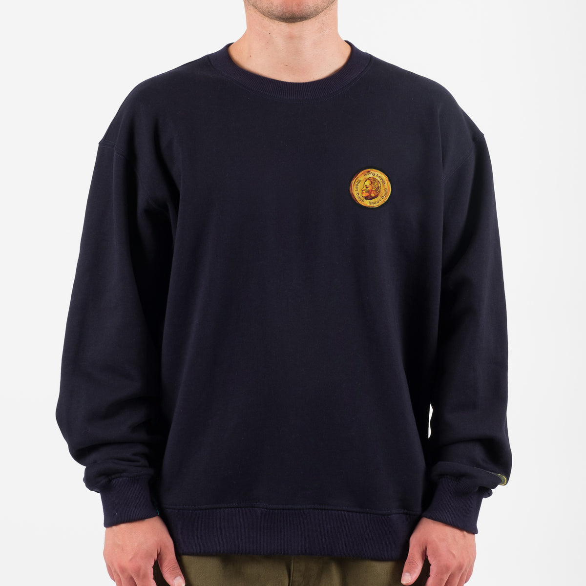 Creation Crewneck Midnightblue – Gino Lopez