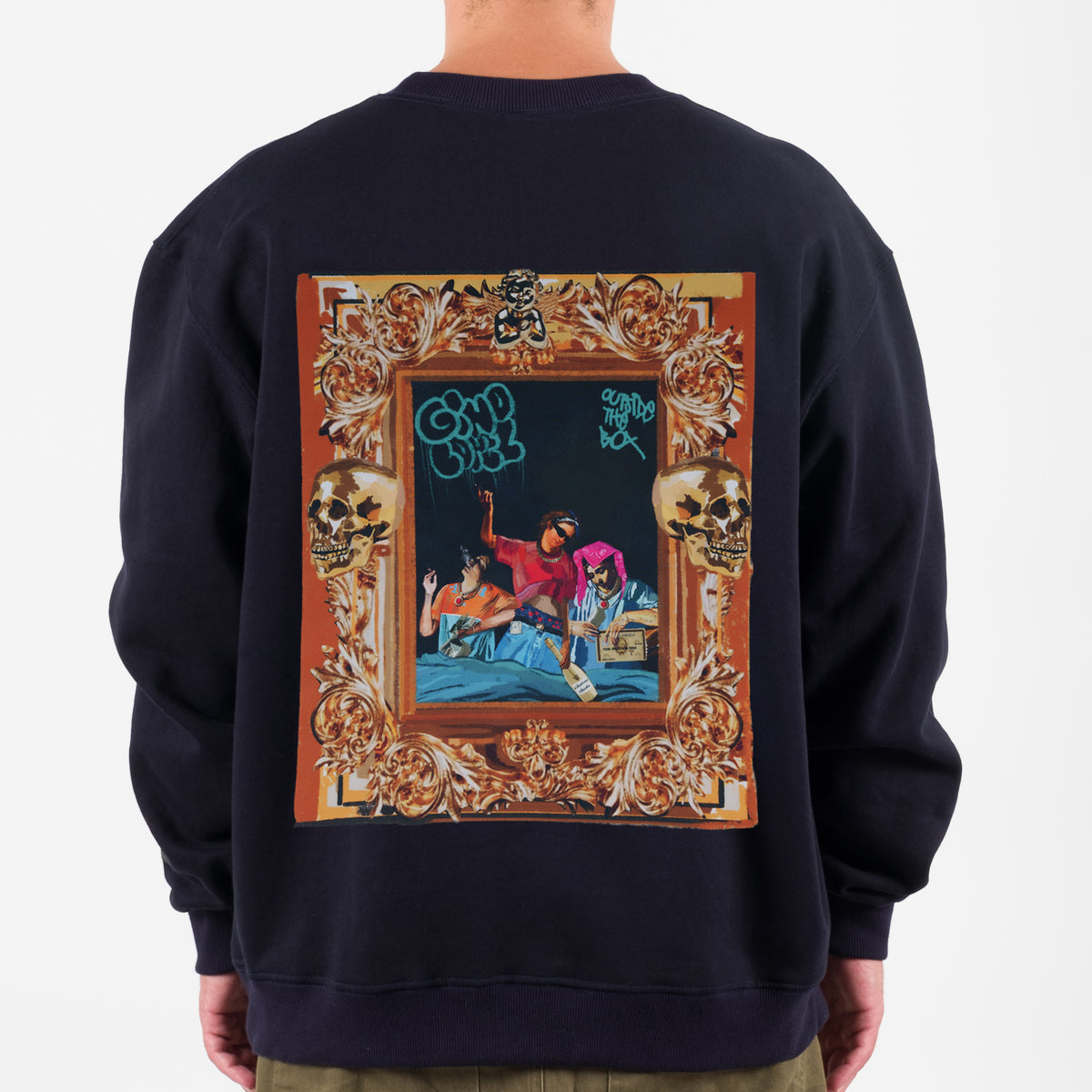 Creation Crewneck Midnightblue – Gino Lopez