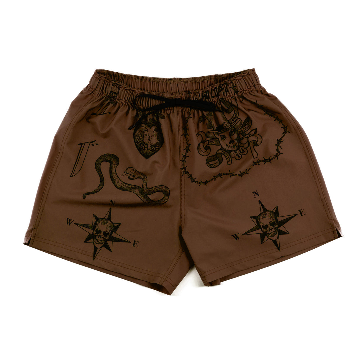 SFL&F Classic Boardshort SaddleBrown – Gino Lopez