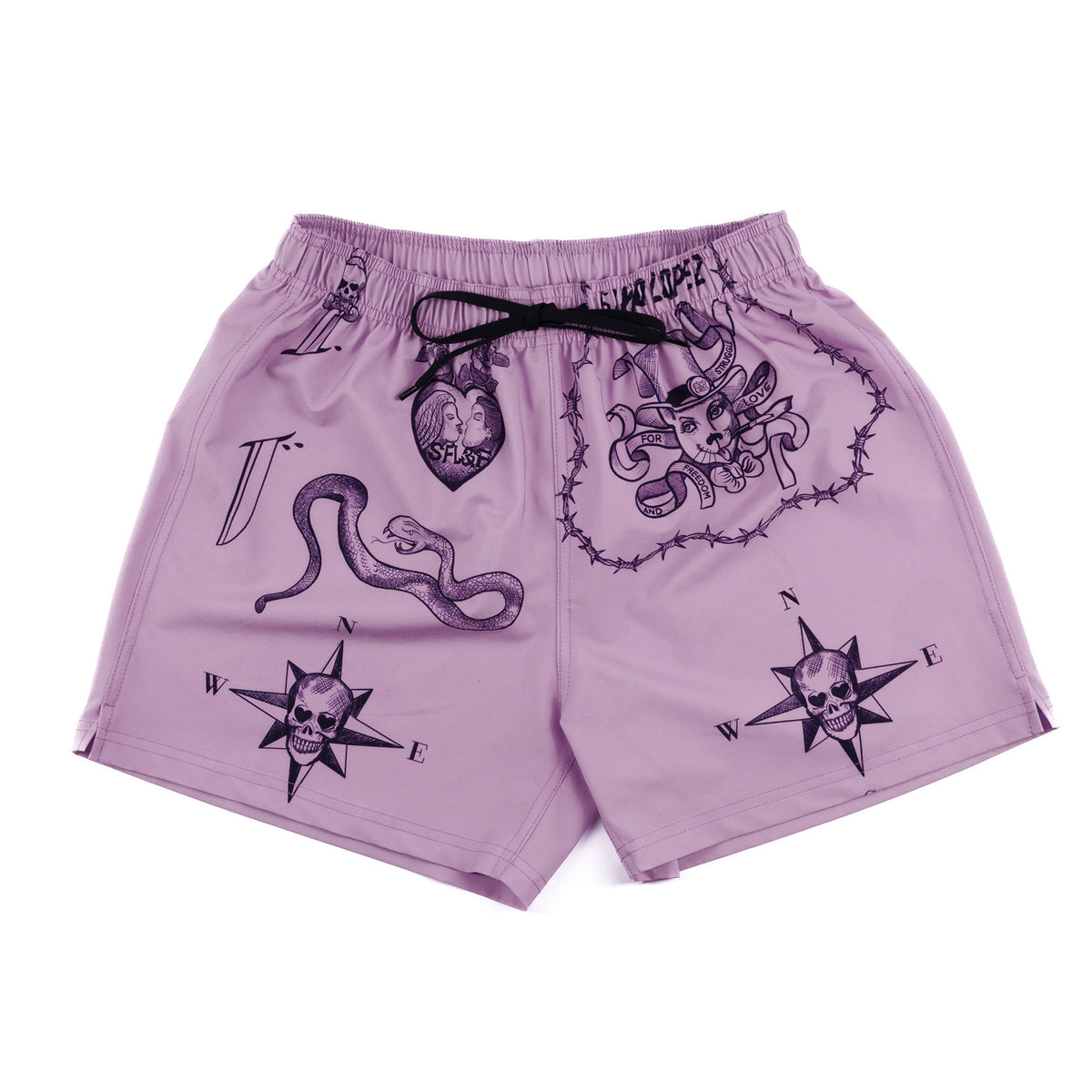 SFL&F Classic Boardshort Plum – Gino Lopez