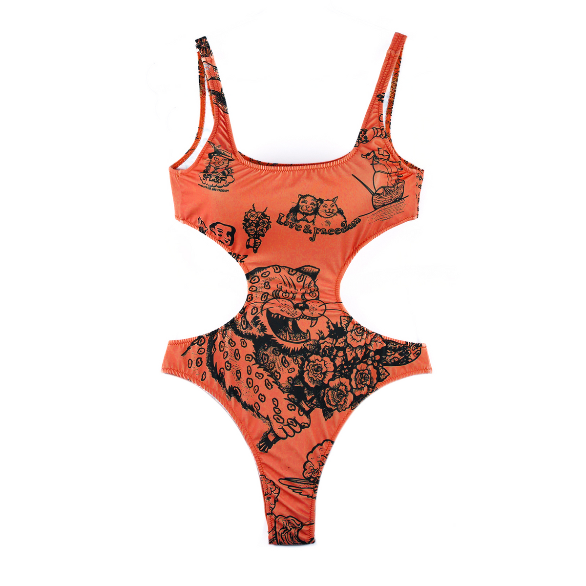 SFL&F Open Swimsuit Tomato – Gino Lopez