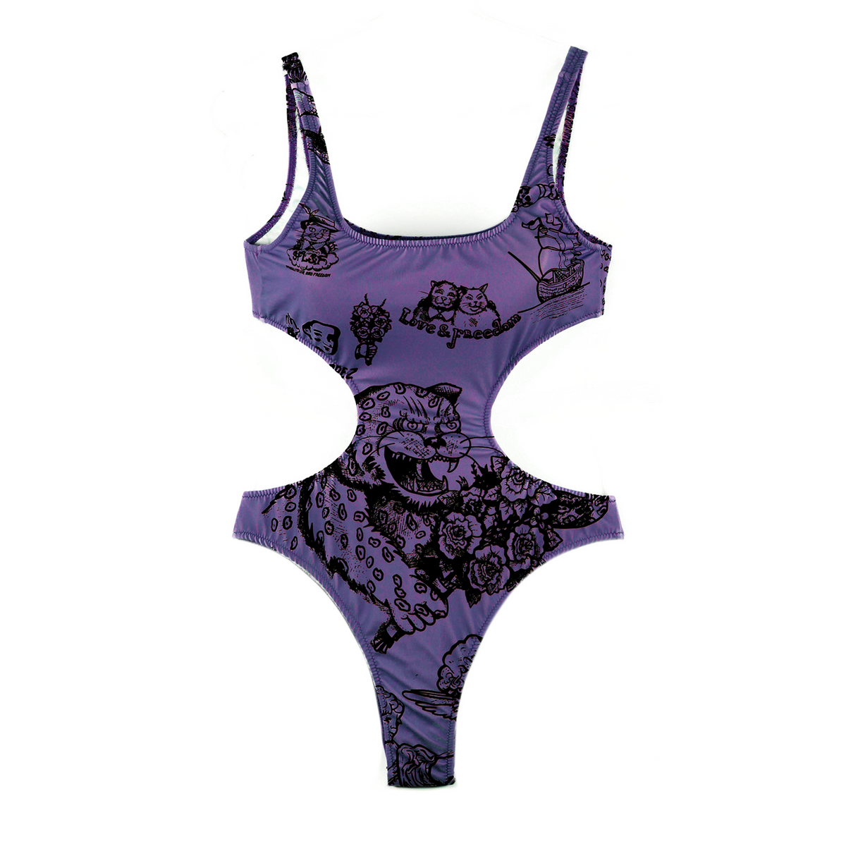 SFL&F Open Swimsuit RoyalBlue – Gino Lopez