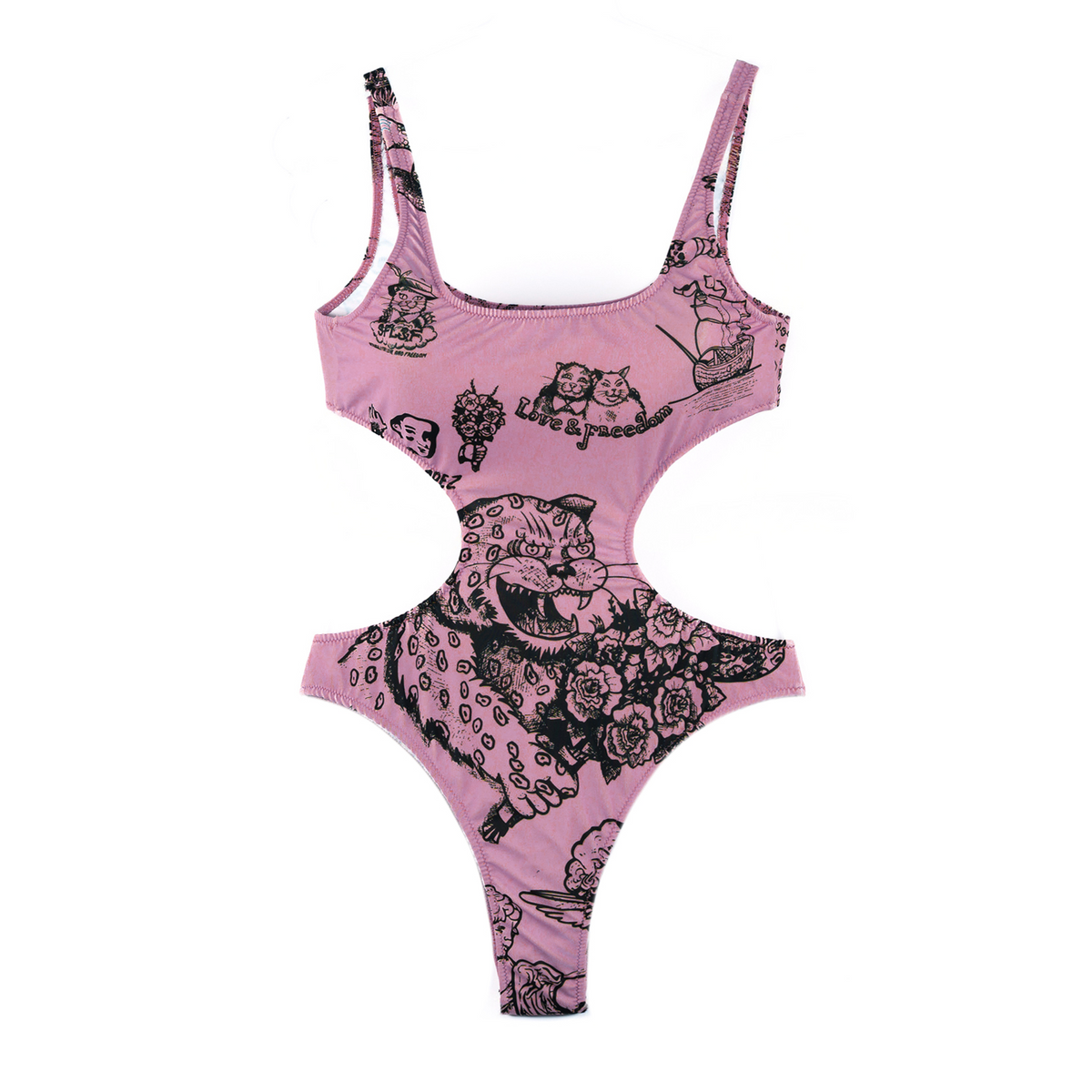 SFL&F Open Swimsuit Plum – Gino Lopez