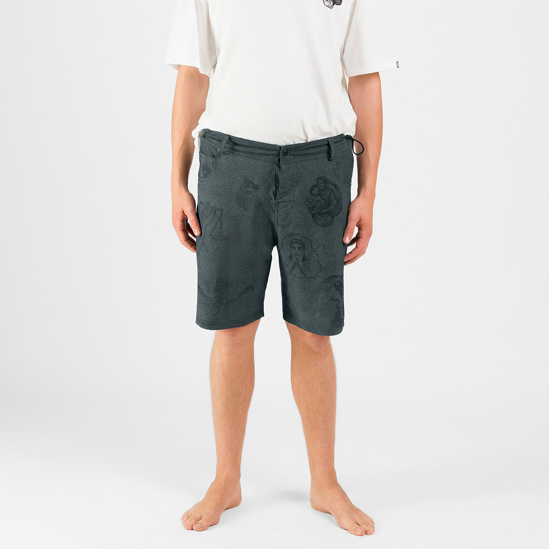 SFL&F Dark Jeans Short