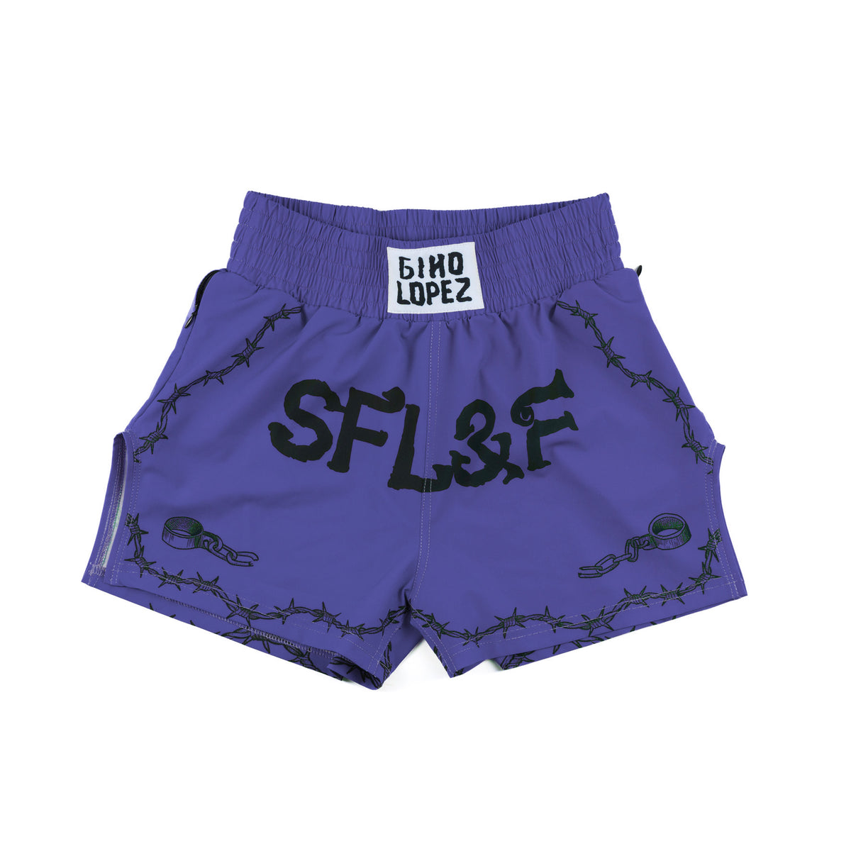 SFL&F Muay Thai Short RoyalBlue – Gino Lopez