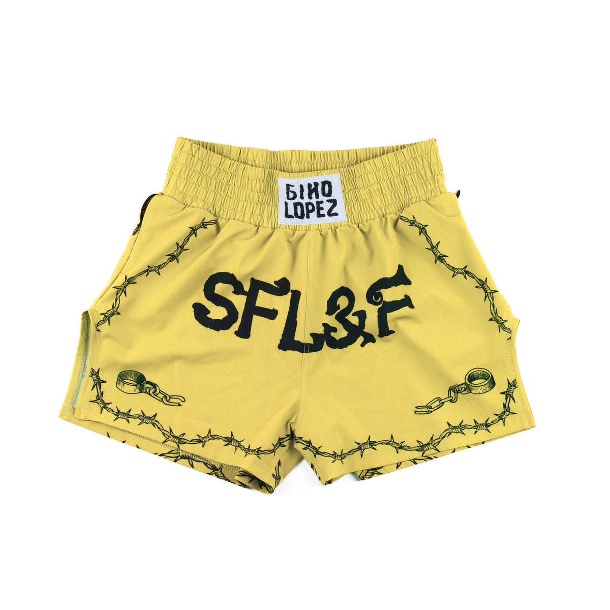 SFL&F Muay Thai Short Khaki – Gino Lopez
