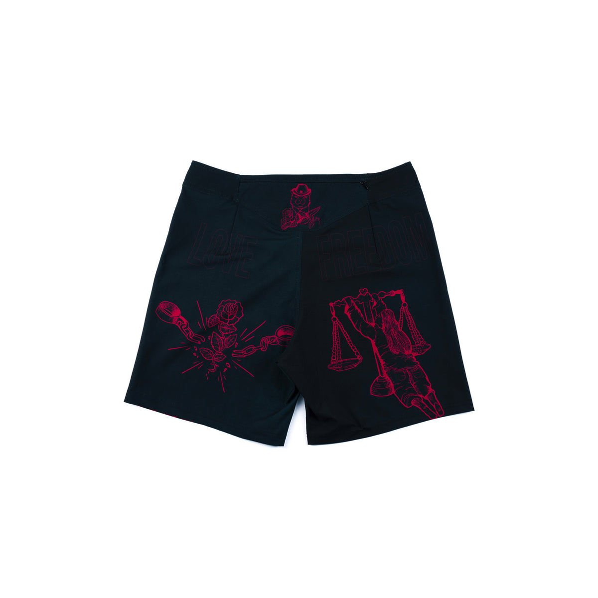 SFL&F MMA Short Black – Gino Lopez