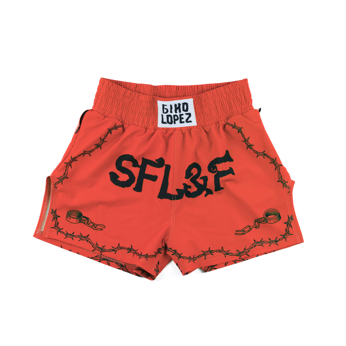SFL&F Muay Thai Short Tomato – Gino Lopez