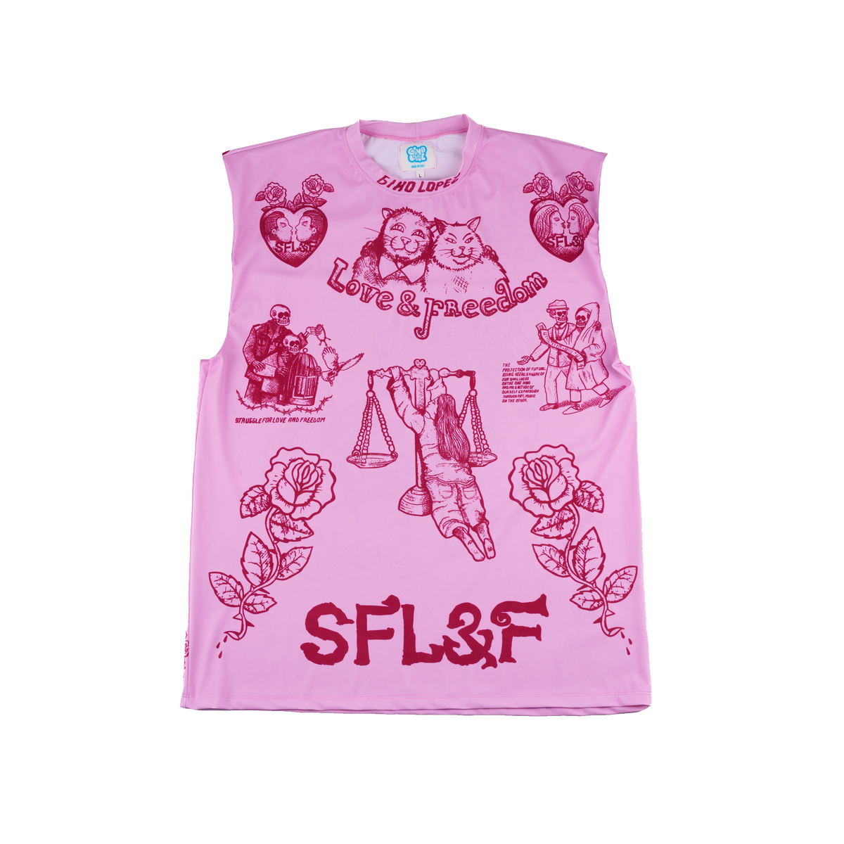SFL&F Lycra Sleeveless Plum – Gino Lopez