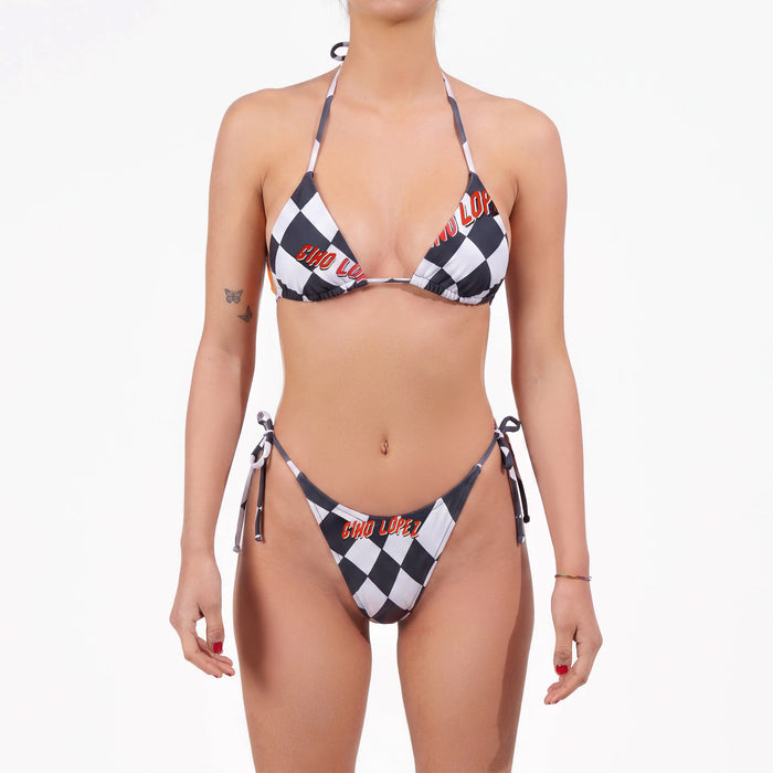 300 km/h Checkered Bikini – Gino Lopez