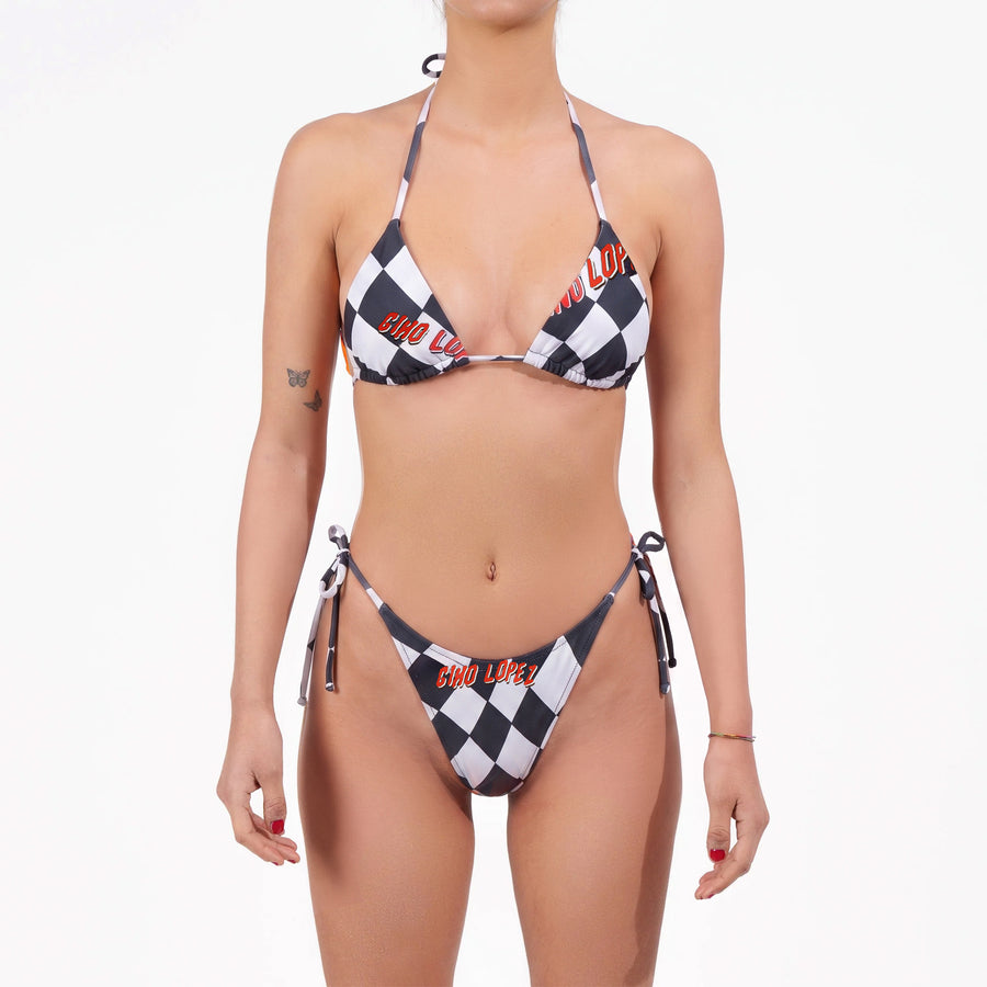 300 km/h Checkered Bikini