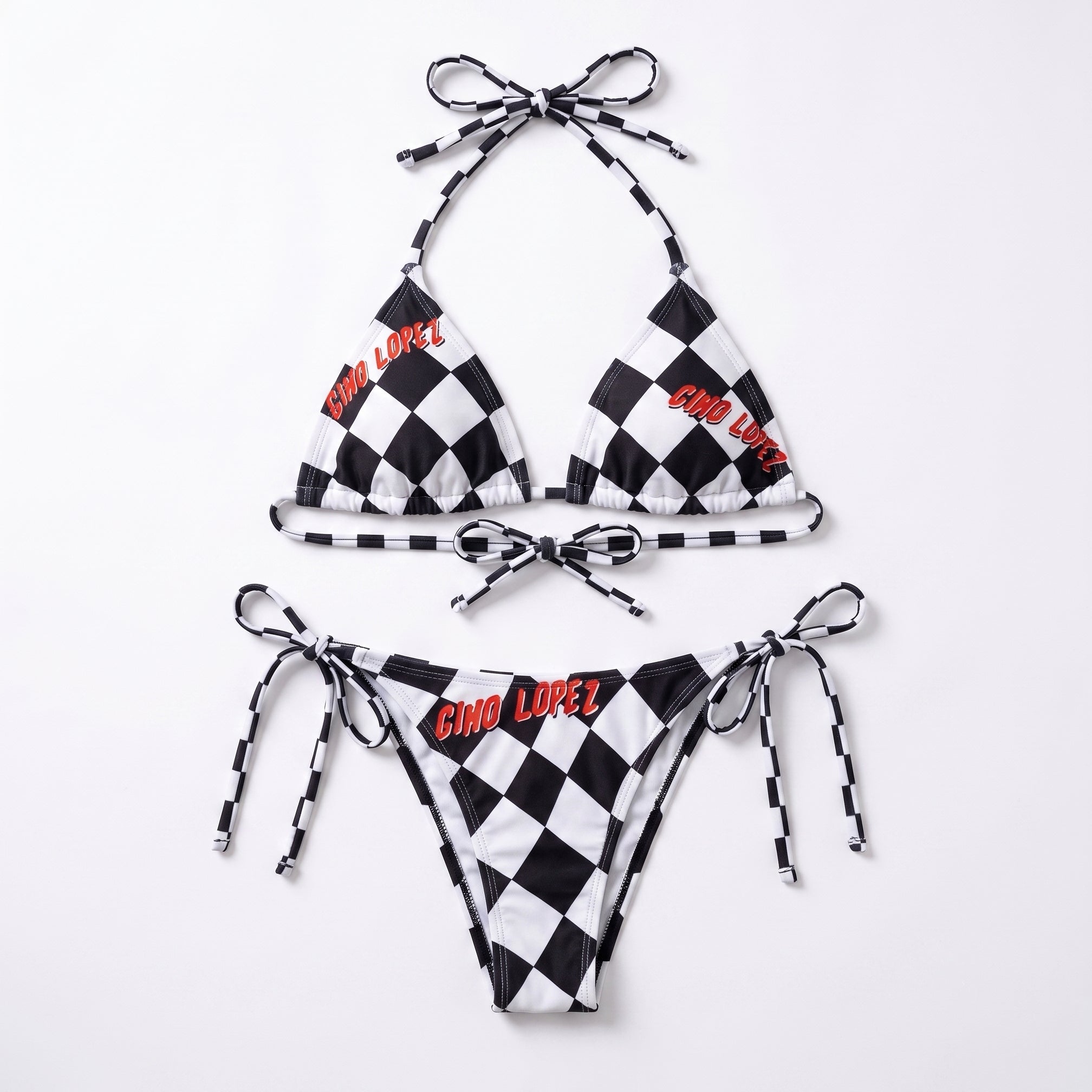 300 km/h Checkered Bikini