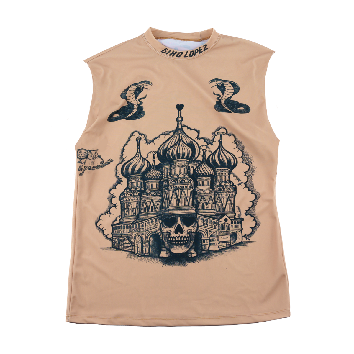 SFL&F Lycra Sleeveless Bisque – Gino Lopez