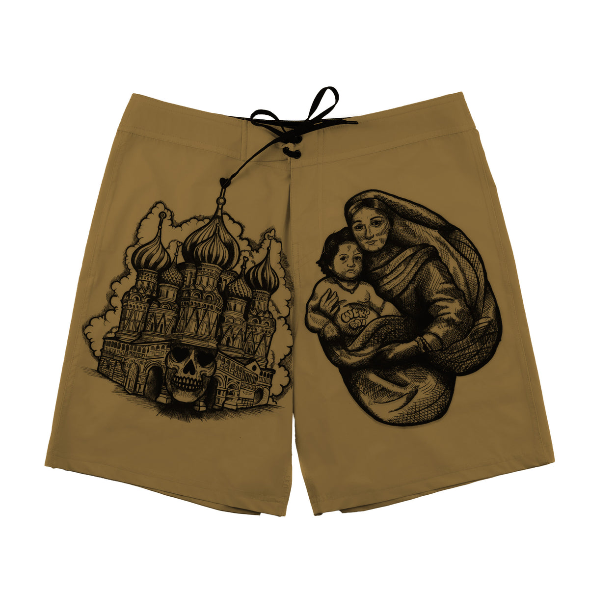SFL&F Surf Boardshort Tan – Gino Lopez