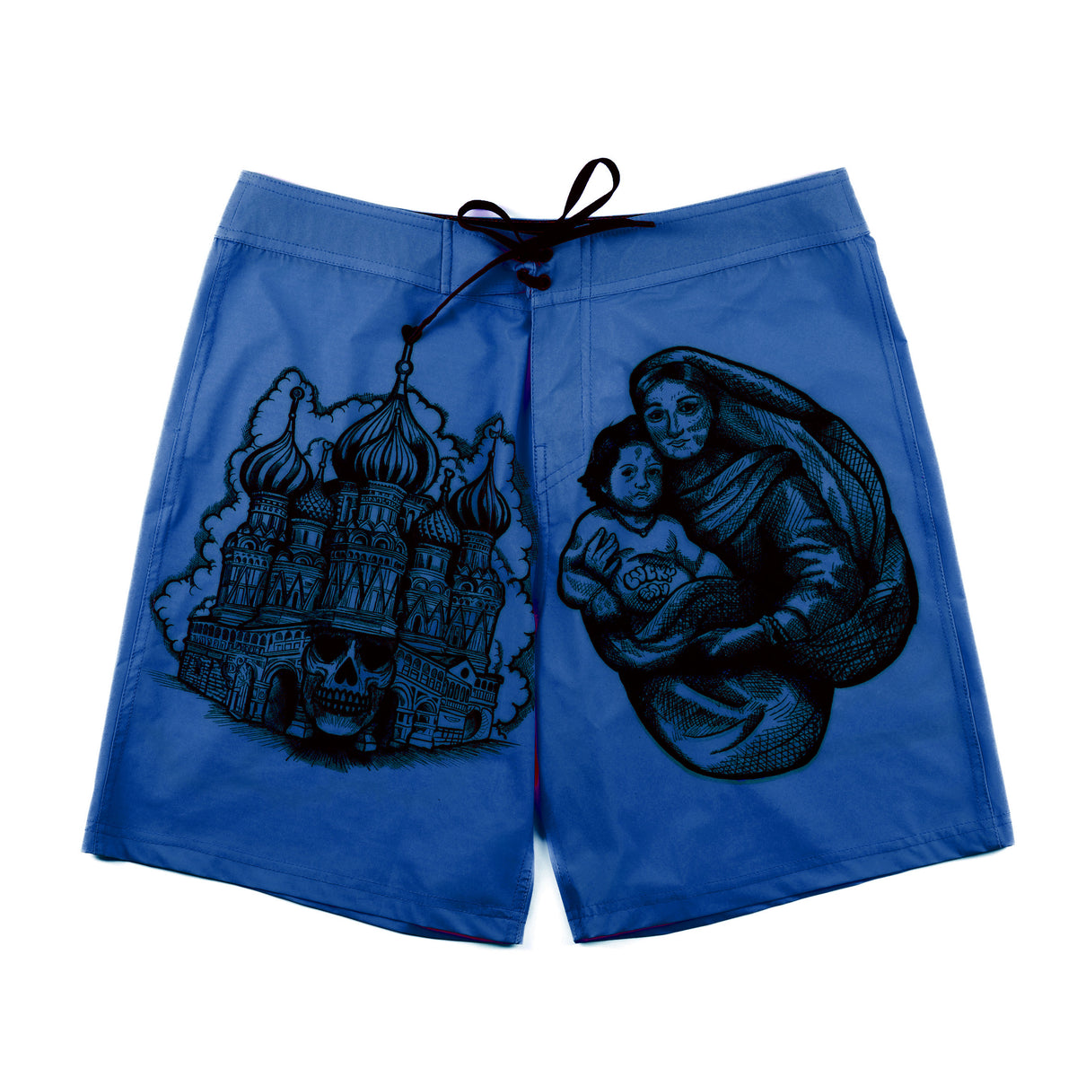 SFL&F Surf Boardshort RoyalBlue – Gino Lopez