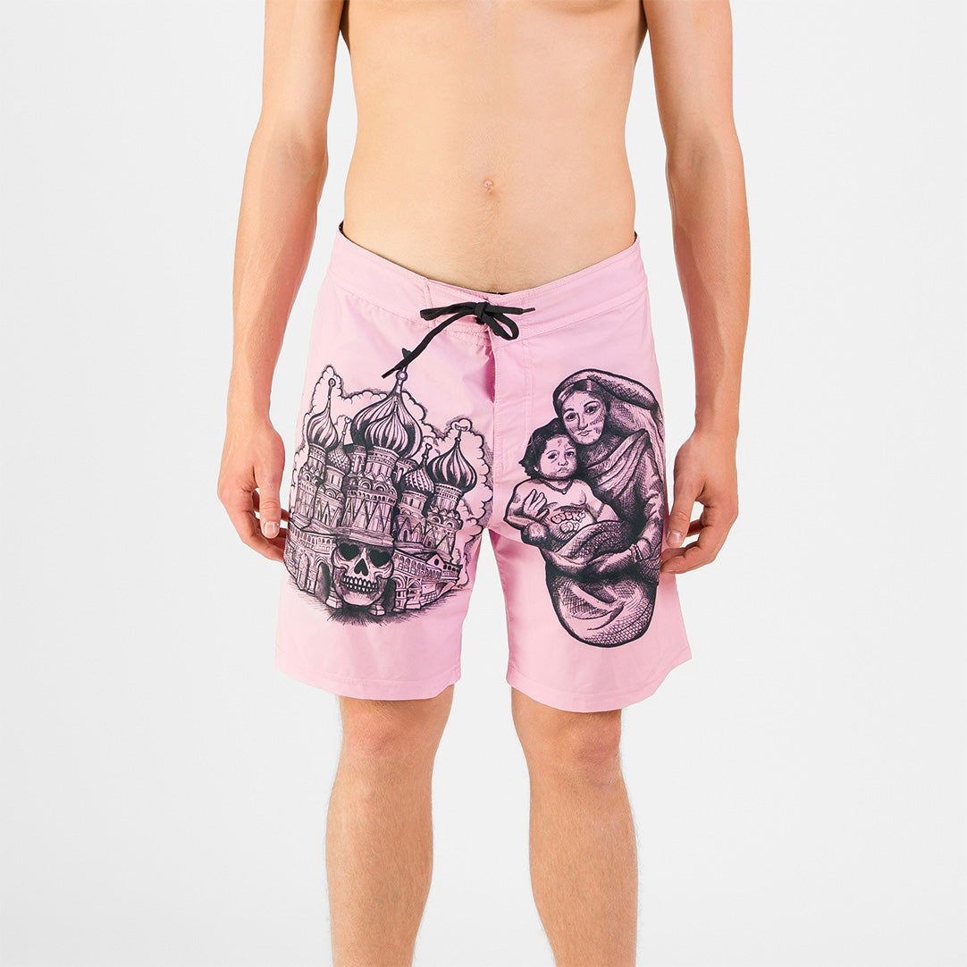 SFL&F Surf Boardshort Plum – Gino Lopez
