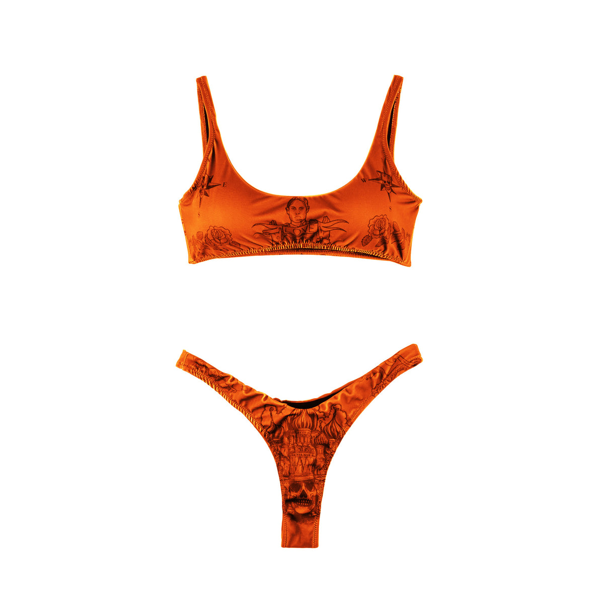 SFL&F Classic Bikini 2 Tomato – Gino Lopez
