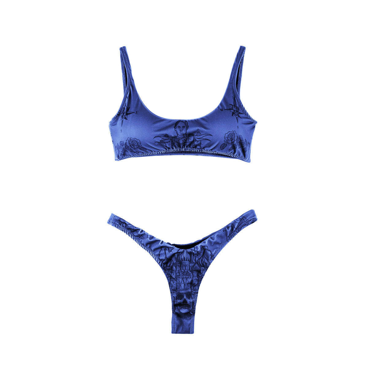 SFL&F Classic Bikini 2 RoyalBlue – Gino Lopez