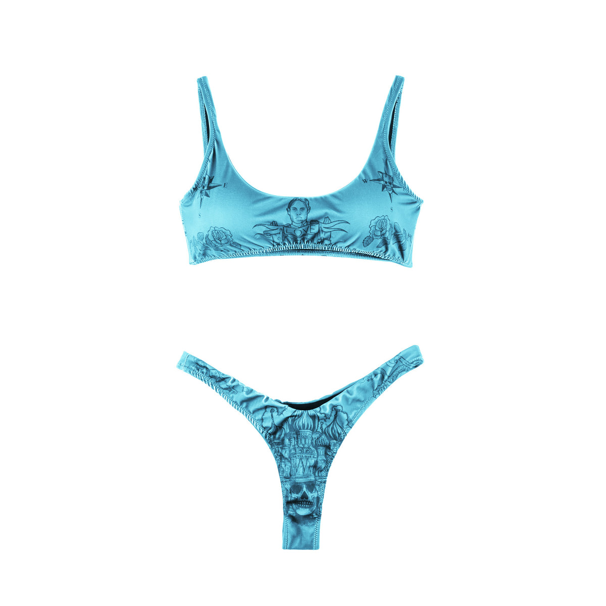 SFL&F Classic Bikini 2 LightSkyBlue – Gino Lopez