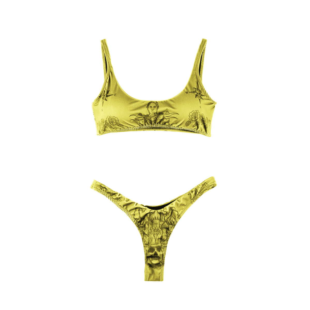 SFL&F Classic Bikini 2 Khaki – Gino Lopez