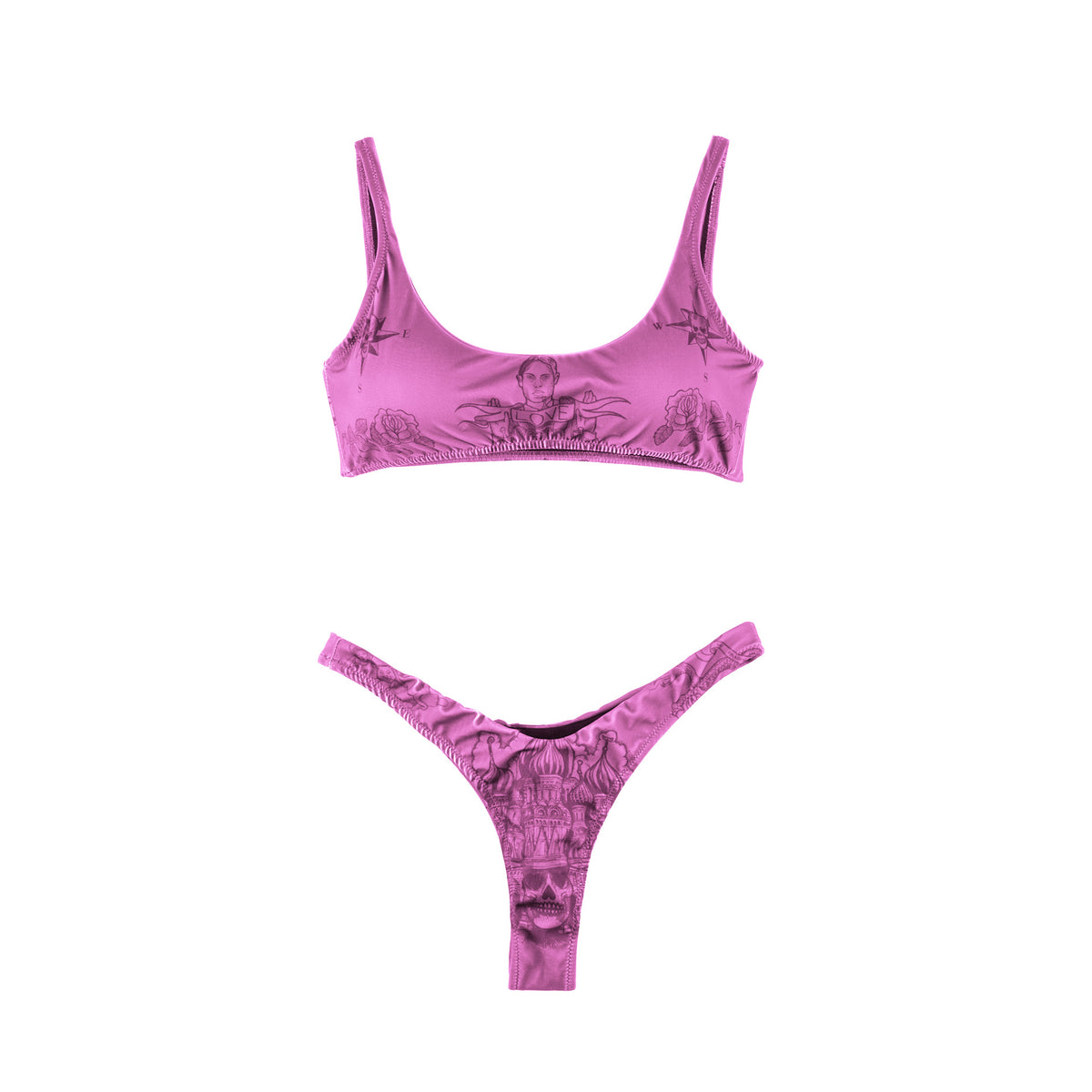 SFL&F Classic Bikini 2 Plum – Gino Lopez